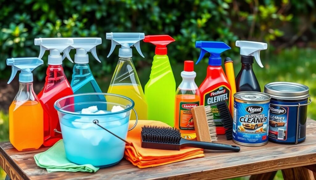 DIY car cleaning products