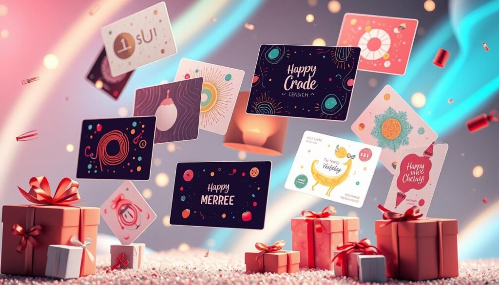 digital cards and modern gifts