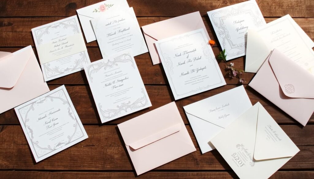 modern wedding invitations