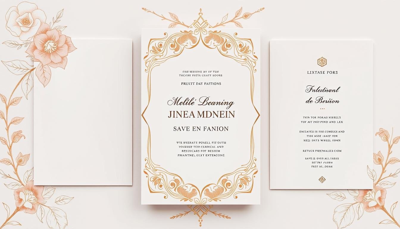 modern wedding invitations