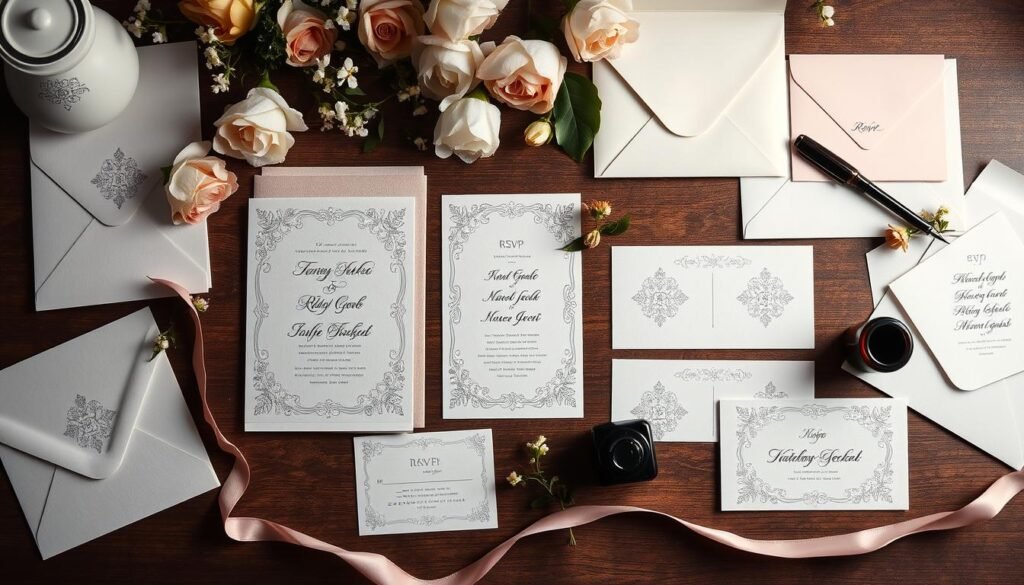 wedding stationery order process