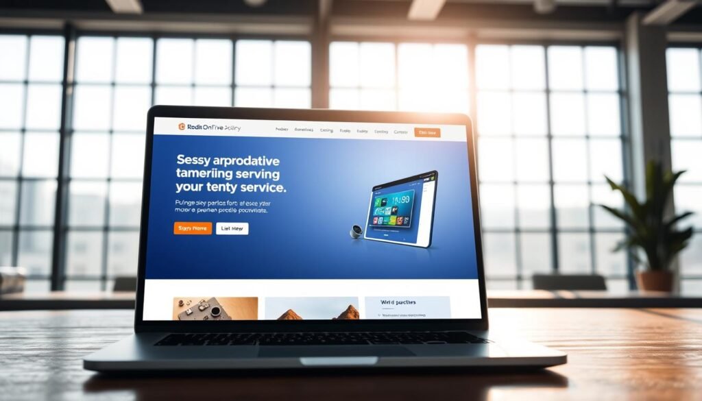 landing page